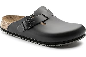 Birkenstock Boston, Black 060194, 9.5 UK