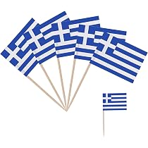 Produktbild von Abaodam 100 Stück Griechenland Flagge Griechenland