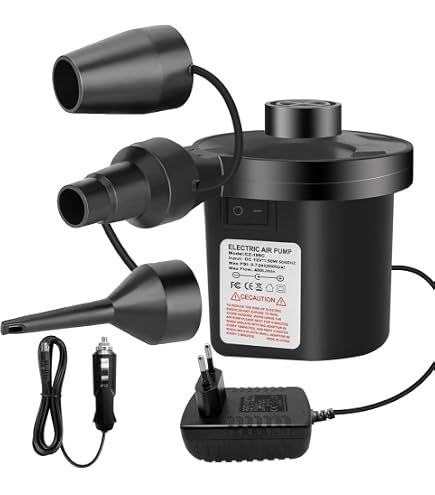 Pompa Elettrica Rapida SUPPOU 5200mAh Per Materassini Gonfiabili - Gonfia E Sgonfia