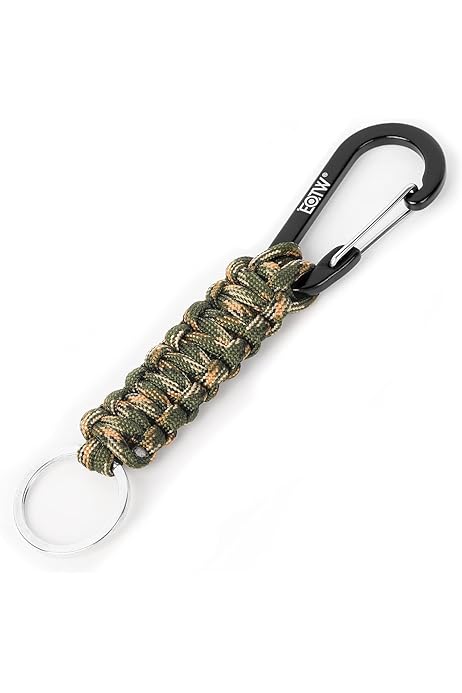 Acquista 2 Pezzi Moschettoni Resistenti Intrecciati In Acciaio Inossidabile Di Lunga Durata Paracord Portachiavi Gancio Moschettone Ad Anello A D Per Chiavi Bottiglia D'acqua Zaino All'aperto In Italia A Partire Da 3.89