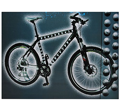 Preisvergleich Produktbild Unbekannt Fahrrad Aufkleber - Motiv Mond / Erde Weltraum Weltall Welt Grau Schwarz Jungen - Fahrradsticker / Fahrradaufkleber - Fahrräder Fahrradskin - Universal - für Kinder & Erwachsene