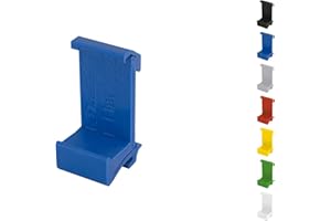 SHELLY HUTSCHIENENHALTER VON PW3D Shelly Plus DIN Rail Bracket / Adaptor Flat 35 mm Red (Prime)