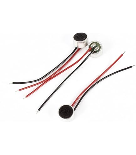 Sourcing Map 4x Elektret Kondensatormikrofon 4x2mm - 2.6mm Kabel Für Audio Projekte