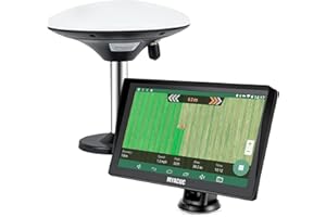 MYACUC Navigateur GPS pour Tracteur pour l’Agriculture de Précision, Navigateur Agricole GNSS avec Écran Tactile de 9", Adapté à la Pulvérisation, au Labour et au Semis, Positionnement Automatique