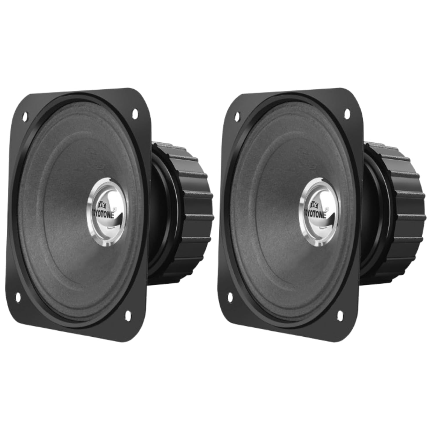 TOYOTONE Tweeter Speaker High Power Tweeter for Car & Home Music (4Inch-100W-Tweeter-WithoutGrill-PackOf2)