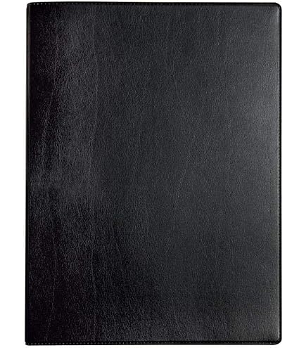 Exacompta Agenda Journal 17 Barbara 2025 - 12x17 Cm - 1 Jour Par Page Horizontal - Noir - Janvier à Décembre - Papier Clairefontaine