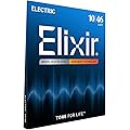 Elixir Cordes pour guitare électrique avec revêtement NANOWEB, Light (.010-.046)