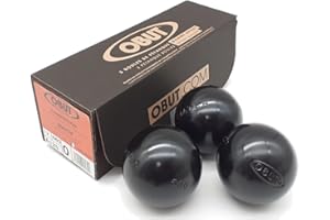 Obut Match Pétanque-Kugeln, 0 Markierung, schwarz, 72 mm