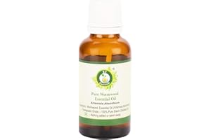 R V Essential Pure Wormwood Essential Oil 15ml (0.507oz)- Artemisia Absinthium (100% Pure and Natural Steam Distilled)