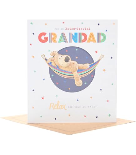 UK Greetings Biglietto Festa Del Papà Con Leone E Cuccioli - Design Ruggente 159x184 Mm Con Busta - 3