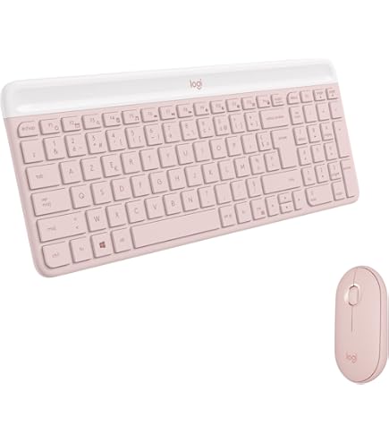 Mobility Lab Pure Color Combo - Rose (AZERTY) - Pack Périphériques