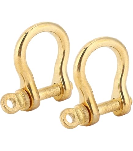 PATIKIL Lot De 4 Manilles En D, Largeur Intérieure De 6 Mm