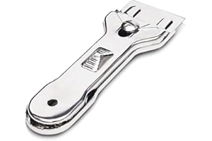 Karinear Glass Scraper Tool, for Window, Hob, Oven Scraper, Smooth Surface Cleaning Tool, Non Scratch