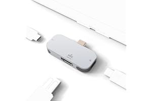 Geekria TV Dock Compatible con Switch Nintendo Switch/Switch OLED portátil de Repuesto para TV Switch Dock con 4K/1080P HDMI 3 en 1 HDMI y 2 Accesorios para Juegos Tipo C