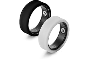 Ainiv Smart Ring Protector Compatible avec Oura Ring Gen 4, Oura Ring Gen 3, Ultrahuman Ring Air, Anti-Chute Coque de Protection en Silicone Élastique