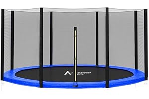 ULTRAPOWER SPORTS Red de Seguridad 244 305 366 397 427cm Reemplazo de la Red del Cama elástica para 6/8 Postes Rectos, Recinto de Malla Redonda