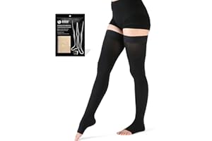 VARCOH Calze Compressione Graduata Donna, Calze Compressione Graduata Uomo, Calze a Compressione 20-30 mmHg Ideali per TVP, Gravidanza, Vene Varicose