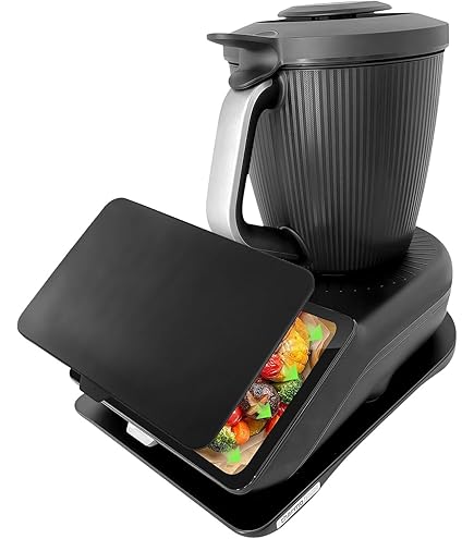 Houten glijplank voor Thermomix TM7, schuifplank met 360° wielen