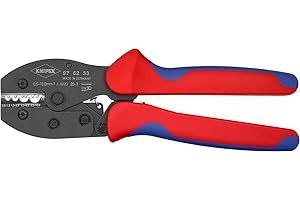 KNIPEX PreciForce Crimpzange in Blistermit Mehrkomponenten-Hüllen 220 mm, 97 52 33 SB