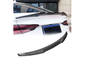TGFOF Carbon Kohlefaser Heckspoiler für Audi A5 S5 Sportback 2017-2020 Limousine Schrägheck 4-Türer Auto-Hintere Spoiler-Flügel High Kick-Kofferraumdeckel Flügel