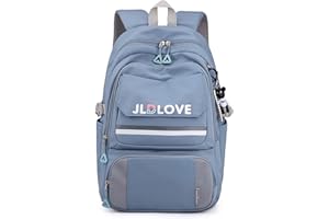 FANDARE Mochilas Tipo Casual Mochilas Escolares Mochilas Infantiles para Portatil 15.6 Pulgadas Chico Niñas Bolsas Escolares Mochila Universidad Daypacks Adolescentes Viaje Impermeable Nailon Azul