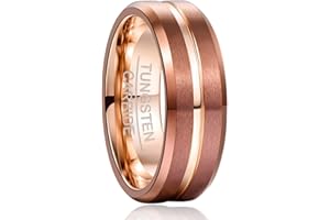 NUNCAD Ring Herren/Damen Wolframcarbid 4mm 6mm 8mm 10mm Men Fashion Schmuck Ehering Verlobungsringe Paar Freundschaftsring Schwarz Blau Gold Rosegold Größe 47 bis 80 (15-25.4)