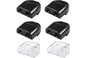 FineGood 6 pièces sifflets de cerf pour voiture, sifflet d'avertissement d'animaux de voiture avec bande de cerf d'alarme corne de sifflet d'alerte animale