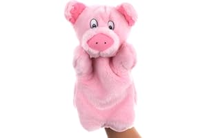 LOMTRATS Cane Coniglio Elefante Colomba Drago Capra Koala Panda Orso Pecora Mucca Marionette a Mano Animali di Peluche Giocattoli per Giochi di Imitazione Fantasiosi Racconti Regali per Bambini