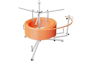 600 m rörhasp för golvvärmerör max 200 kg | Kabeldispenser golvvärmerör uppdragare för rör som PEX, PERT, värmerör, vattenrör, dispenser