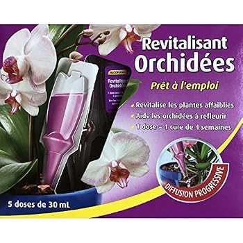 Nutriments en gouttes pour orchidées - 5 fioles de 30 ml - GESAL
