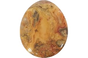 Manekieko Natürlicher Verrückter Onyx Wassertropfen Chakra Daumen Sorgen Stein, Stress Relax Heilungs Reiki Kristalltaschen Palmensteine