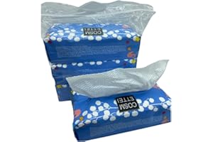 MARUKATSU Toallitas secas de algodón, piel sensible, toallitas secas faciales, toallitas secas para bebés, toallitas desmaquillantes, toallitas de viaje familiares. (180 Unida (paquete de 3) 20x20cm hombre)