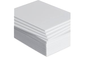 16 Pack A3 Foam Boards, weegoo White 5mm Thickness Foam Board Polystyrene Foam Core Board, Large Foam Boards for Craft, Presentation and Projects (297 x 420mm)