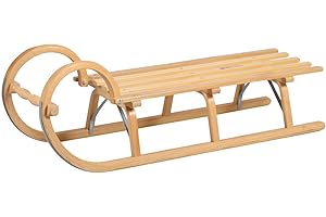 Ress Gebirgsrodel Hörnerrodel Lattensitz Natur lackiert