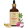 The Herbal Story Hair Fall Control Oil - 100 ml, Reducing Hair Fall, Promoting Volume and Adding Natural Shine- 100% Herbal Sesame, Onion and Castor Oil- Ayurvedic Hair Care oil for Women and Men