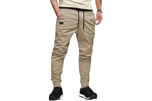 AlvaQ Pantalones De Trabajo Hombre Pantalon Chandal Hombre Joggers Largos Pants Cargo Hombre De Ocio con Bolsillos