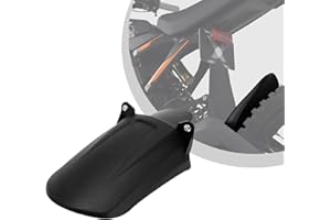 ANXIN Motorbike Rear Fender, Motorcycle Fender Protector Quality Rubber Rear Cushion Mudguard Cover Mud Guard Mud Flap for Sur-Ron Light Bee Electric Bike Dirt Bike Black