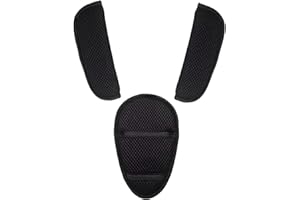 PEIXIONG Confezione da 3 coperture universali per cinture di sicurezza di seggiolini auto e passeggini, con cuscinetti, adatte a neonati e bambini