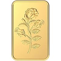 Malabar Gold & Diamonds 24k (999) Rose 2 gm Yellow Gold Bar