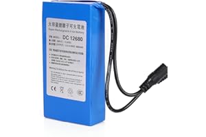 jianyana 12V Wiederaufladbarer 6800mAh Lithium Akku - Perfekt für Ihre Camcorder, Lange Lebensdauer und zuverlässige Leistung (TYPE1)