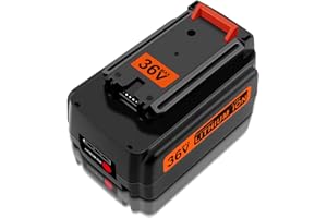 ADVNOVO 2.5Ah Li-ion 36V BL20362 batería Recambio para B&D 36V batería BL2536 LBXR36 LBXR2036 LBX2540 LBX2040 LCS1240 Recambio para B&D 36V batería