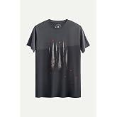 KAFT Erkek Regular Fit Tasarım T-Shirt Flying Low