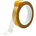 KAIHENG Double Sided Fabric Tape, Multifunctional Double Sided Tape, Clear Tape for Clothes, Double Stick Carpet Tape, High Stickiness Strong 2 Sided Tape, 1inchx33FT(10m) Clear Fashion Tape