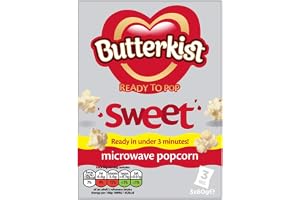 Butterkist Söt mikrovågsugn popcorn 3 x 60 g