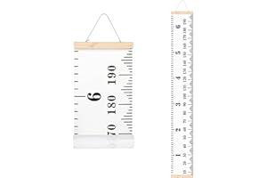 VUCDXOP Bambini Altezza Crescita Grafico misurazione per cameretta Nursery Wall Decor Decorazione per Stanza Rimovibile Altezza Grafico di Crescita