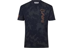 CASTORE Red Bull Oracle Racing MAX Verstappen Tie-Dye Driver Camiseta, Unisexo - Original Merchandise