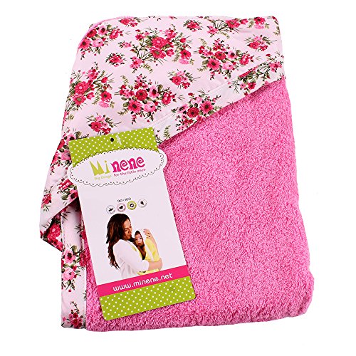 Minene Newborn Cuddly Hooded Towel (Pink)