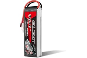GOLDBAT 11.1V 3S 3000mAh 30C LiPo Battery with Deans Connector for Car Truck Buggy(1PACK)