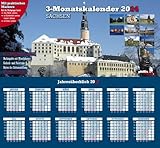 Sachsen 2014 3-Monatskalender: Praktischer Monatsplaner mit sächsischem Kalendarium by 