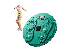 Zilynhom Exercise Twist Board med smart LED-skärm | 27,5 cm ABS Balance Twister för midja och fettförbränning, 300 kg kapacitet halkfri fitnessbräda